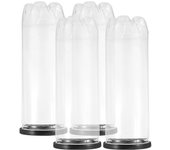 4pcs Practical Tennis Balls Container Clear Bottle For Balls Tennis Organizer