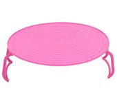 Multi-functional with Handle Heating Tray Plate Stand Cooling Rack Shelf Microwave Stacker Lid