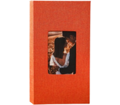Slip-in Style Linen Photo Album 300 Sheets Fabric Cover Souvenir Photos Books 6-Inch Window Design Picture Albums Family