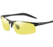 Gafas que cambian de color Gafas de sol polarizadas de aluminio y magnesio deportivas, gafas de ciclismo gafas de sol