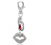 Leopard Keychain Key Chains Metal Crystal Key Chain Keyring Charm Bag  Pendant Gift Wholesale Price KC026