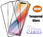 3PCS Full Cover Tempered Glass For iPhone 7 Plus 6 6s 8 X 10 Screen Protector For iPhone 11 XR XS Max 12 Pro Mini SE 2020 Glass