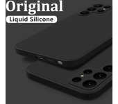 Case For Samsung Galaxy S24 S23 S22 Ultra S21 S24 FE S21 A55 A53 A52S A54 Shockproof Quadrate Liquid Silicone Phone Cover Coque