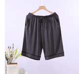Pantalones cortos de dormir de rayón de bambú para hombre, ropa de salón, pantalones ligeros para deportes, gimnasio, correr, baloncesto, gris, suave y cómodo, paquete de 1