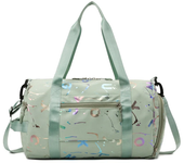 Bolsa de baile deportiva para gimnasio y Yoga, bolso de deflector cruzado impermeable con estampado de letras de Graffiti para n