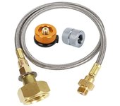 Camping stove propane filling fuel tank connection line, outdo burner connect, liquefied petroleum gas cylinder hose