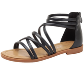 Sandalias de tacón alto con plataforma para mujer, zapatos ligeros de Color sólido, planos romanos cómodos, talla grande, 1cm, 2cm, Verano