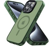 Black Matte Case for iPhone 16 Pro Max 15 Plus 14 13 Mini 12 11 SE 2022 2020 8 Magsafe Mag Safe Magnetic Cover Phone Accessories