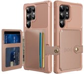 Funda billetera para tarjetas para Samsung Galaxy S23 FE S24 S23 Plus S22 S21 Ultra A55 A35 A15 A54 A34 A53 A52S A52 A14 5G A05S
