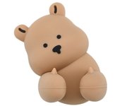 Silicone Bunny Toothbrush Holder Wall-mounted Suction Cup Rabbit Bear Toothbrush Holder Cartoon Shaver Wire Storage Hook Home