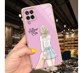For Samsung Galaxy A22 5G Case SM-A226B  Plating Square Soft Silicon Cover For Samsung A22 4G A225F Phone Case For Women Fashion