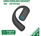 Bluetooth 5.4 Open Wireless Earphone 180° Rotation Adjustable Left Right Ear Universal Headset With Mic For Sport Business Music