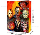 Calendario de Adviento de Halloween 2024, con 28 Juguetes de Regalos, Calendario de Llegada, Cuenta Regresiva