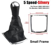 Para Ford Focus 2 Mondeo MK2 2004 2005 2007 2008 2009 2010 2011 estilo de coche perilla de palanca de cambios palanca Gaitor funda de cubierta de bota