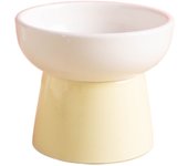 Feeding Bowl High Foot Cat Elevated Bowl 300ml Ceramic Dog Food Water Feeders Raised Neck Protection Pet Feeding Dishes Kitten
