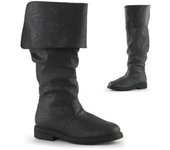 Hombres Mujeres Rodilla Alta Zapatos Botas Planas Vintage Cowboy Botas de cuero de imitación Zapatos de juego de rol