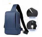 Bolso de hombre Bolso en el pecho Bolso bandolera Bolso de tela Oxford