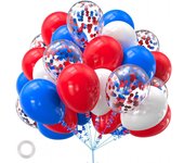 30PCs Mixed Colors Macaron Theme Balloons Pastel Rainbow Balloons Macaron Balloons Multi Color Balloons Party Decorations
