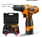 Taladro atornillador a batería 21v para casa kit destornilladores 16.8v