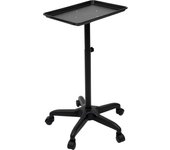 Rolling Salon SPA Tray with Wheels Adjustable Height Aluminum Tattoo Tray Trolley 70-110CM Adjustable Height