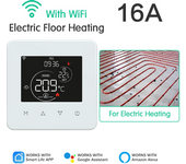Smart Tuya WiFi Thermostat for Electric Floor Heating Water Gas Boiler Digital Temperature Remote Controller Alexa Google Home
