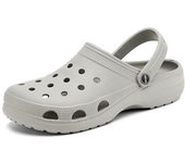 Zapatos de agujero Hombres Sandalias Zapatos de jardín Mujeres Verano Nuevo Color Sólido Sandalias Pareja Baotou Zapatos de playa Hombres