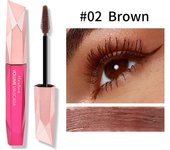 Berry Pink Fiber Lash Mascara 2 In 1 Colorful Mascara Waterproof Lengthening Cosmetics Mascara Lashes Curling Thick Eye Makeup