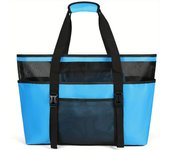 Mesh Beach Bag, Large Tote Bag For Family, Beach Bag For Toys & Vacation Essentials