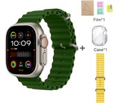 2025 New HK9 Ultra 2 MAX Smartwatch Bluetooth Call Heart Rate Detection Sports Mode Flashlight 1GB Memory AMOLED Compatible with Android IOS Smartwatch