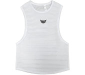Gym Tank Top Men Mesh Bodybuilding Clothing Muscle Workout Sleeveless Shirt Summer Sports Vests Fitness Stringer Tanktop