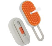 Cat Steam Brush,3 In 1 Cat and Dog Anti-Static Steam Comb for Massaging,Cleaning,Shedding &Brushes Grooming,USB Rechargeable Pet Grooming Brush With Spray