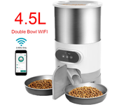 Smart Automatic Dog Cat Feeder 4.5 Liters Dry Food Dispenser Plus 2L Water Feeder Suitable For Small And Medium Pet Smart Feeder