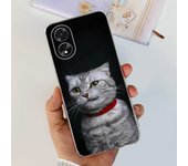 For OPPO A38 4G Case CPH2579 A 38 Shockproof Cover Stylish Flower Love Heart Soft Silicon Funda For OPPO A18 CPH2591 Coque 6.56"