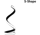 Lámpara de mesa LED USB de 5V, luz de escritorio en espiral creativa moderna, 3 colores regulables para dormitorio, sala de estar, oficina, Bar, iluminación decorativa