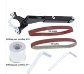 Sander Conversion Tool, Model 100 125 Electric Sander Tool Conversion to Belt Sander Adapter for Woodworking Trimming and Polishing Metal Sanding and Rust Removal