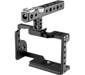 PULUZ Video Camera Cage Stabilizer with Handle for Sony A6600 / ILCE-6600