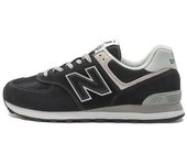 Leten Official  NB 574 Black Dark / Blue White Men Women Running Shoes Work shoes