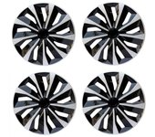 Hubcap Replacement R14 Hub Caps Universal Wheel Rim Cover ABS Material Exterior Accessories for Car Truck SUV - Set of