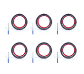 6X for Dyson V11 SV14 SV15 Vacuum Cleaner-Dust Bin Top Fixed Sealing Ring Replacement Attachment Spare Part Accessories