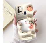 For Samsung Galaxy A21s Case A217 SM-A217F Cover Cute Panda Cartoon Camera Protection Soft Funda For Samsung A21s SM-A217F Coque