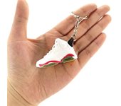3D Mini 3D Sports Shoes Keychain Basketball Shoes Keychain Finger Skateboard Accessories Men's and Women's Trendy Pendant