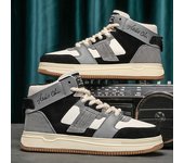 Brand Mens High-top Sneakers Non-slip Basketball Shoes Breathable Pu Leather Sports Shoes Outdoor Male Trainers Athletic Shoes