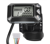 24V 36V Adjustable Electric Scooter Instrument Display Screen Switch Accelerator for 5.5 Inches Scooter Parts (6 Pins)