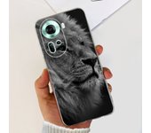 For Oppo Reno11 CPH2599 Case Reno8 T 4G CPH2599 Cover Soft TPU Clear Silicone Bumper Flower Women Fashion Coques Capa Reno 11 5G