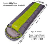 Desert&Fox Camping Sleeping Bag Lightweight 4 Season Warm & Cold Envelope Backpacking Sleeping Bag for Outdoor Traveling Hiking