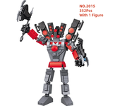 Altavoz Titan Skibidi Toilet Man MOC, bloques de construcción, Monitor de cámara Titan, juguetes de bloques Titan, regalo para n