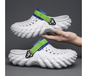 2022 Summer Men Sandals Light EVA Men's Casual Hole Shoes Clogs Lovers Home Garden Outdoor For Male Beach Flat Slippers 45