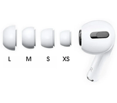 Replacement Eartips For AirPods Pro 1st 2nd Ear Tips Buds Silicone Rubber Eartips Earbuds Cap Gel Accessories XS/S/M/L White