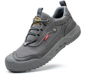 Zapatos de trabajo ligeros para hombre, calzado de seguridad con protección antipinchazos, zapatillas protectoras con punta de acero