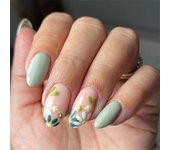 Set De 24 Uñas Postizas Con Diseño De Margarita Blanca Y Rosa Cuadradas Cortas Artículos De Manicura Removibles Para Fiesta